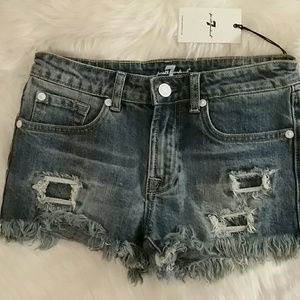 7 FOR ALL MANKIND Jean shorts Brand New w/tag